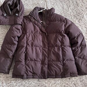 LL bean down puffer size small